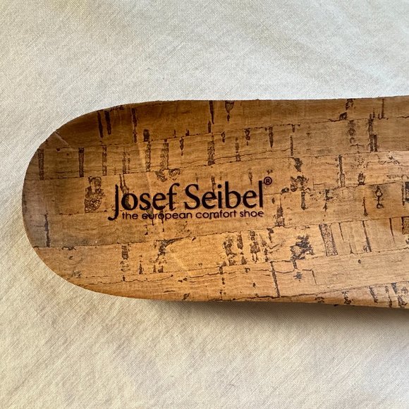 Josef Seibel Kim Comfort Shoes Size 6 Cork Insoles Lace-ups White Leather EUC - Picture 10 of 12